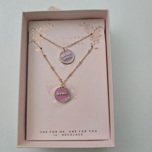 Lauren Conrad Mama Little Love Matching Necklaces NWT
